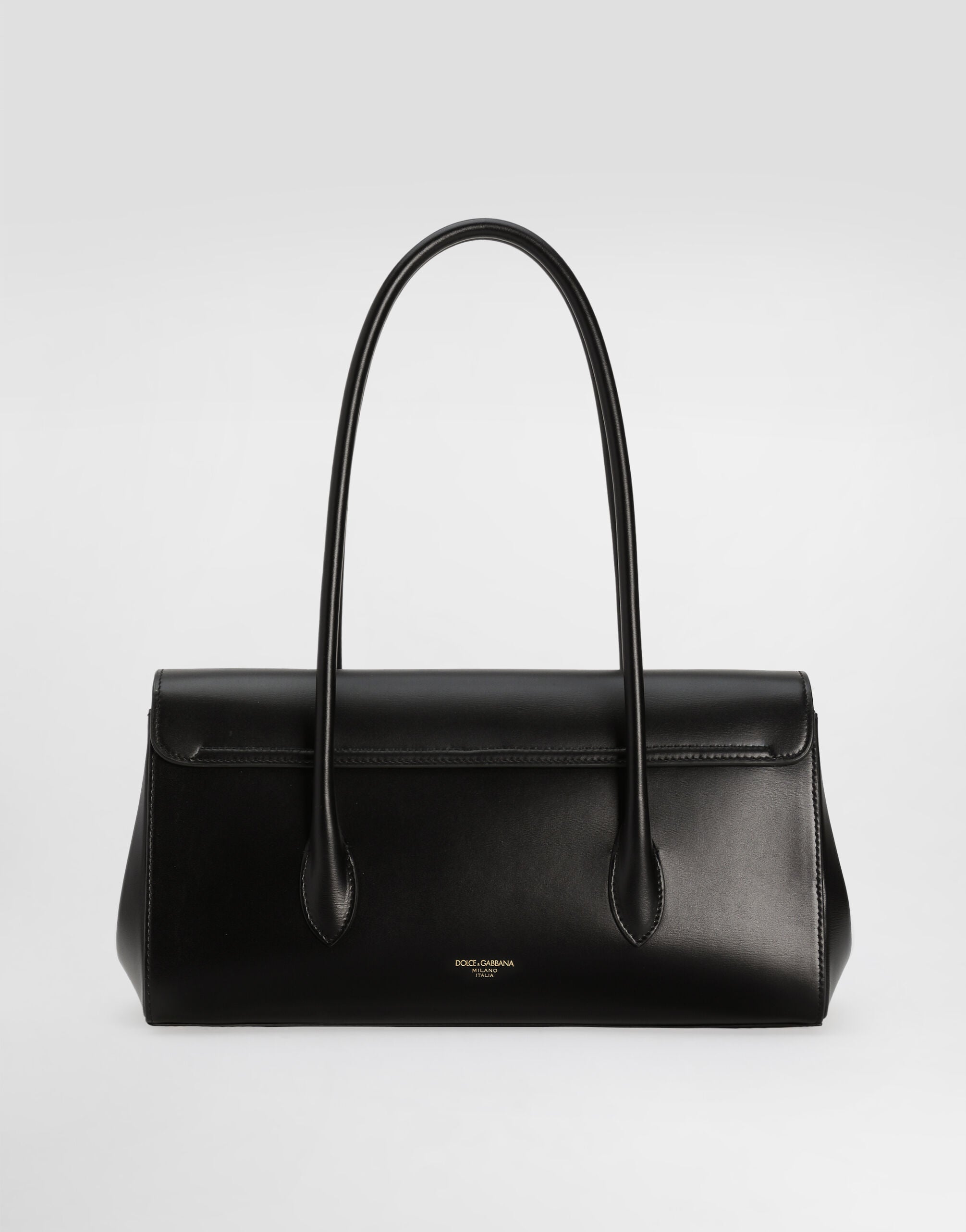 Dolce & Gabbana パーティーバッグ 黒 ベルベット Marlene handbag in palmellato calfskin in Black for Women