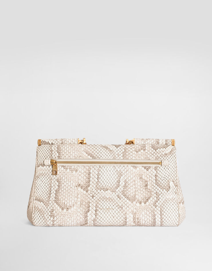 Dolce & Gabbana Bolso de mano My Sicily mediano en pitón Dolce & Gabbana Bolso de mano My Sicily mediano en pitón White BB7782B2X45