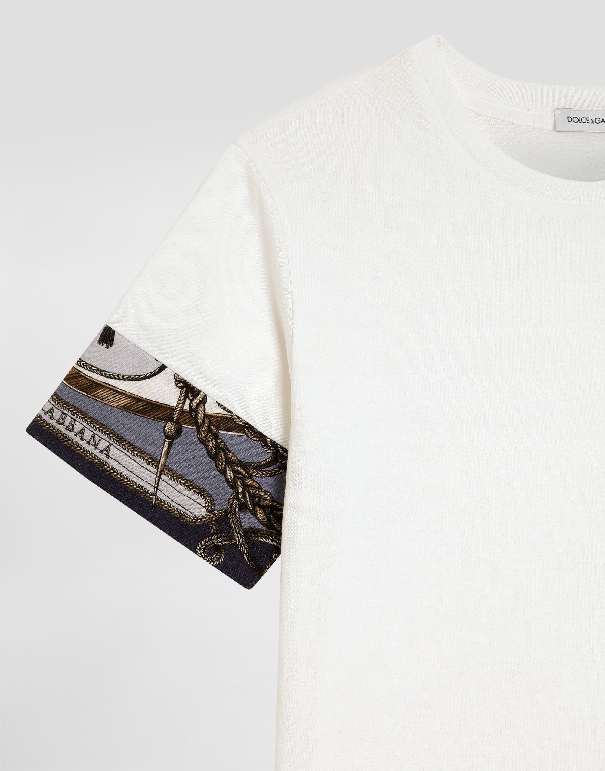 Jersey t-shirt with cargo-print details in Multicolor for Boys