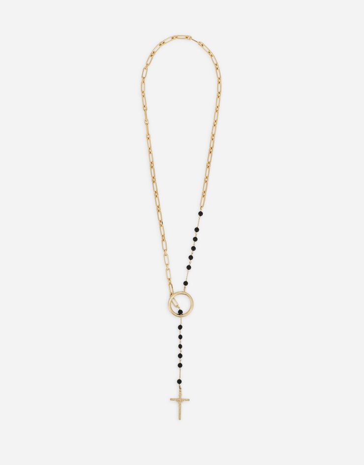 Dolce & Gabbana Collar rosario con cadena Dorado WNN8S3W1111