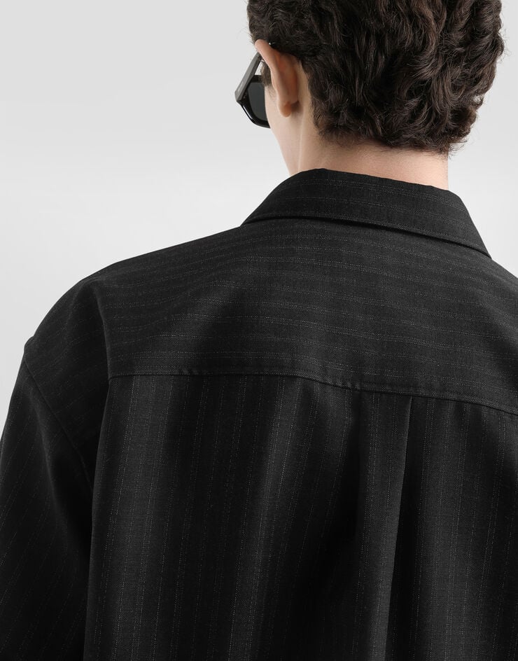 Dolce & Gabbana Tailored pinstripe shirt Multicolor G5OG7TFR2ZX