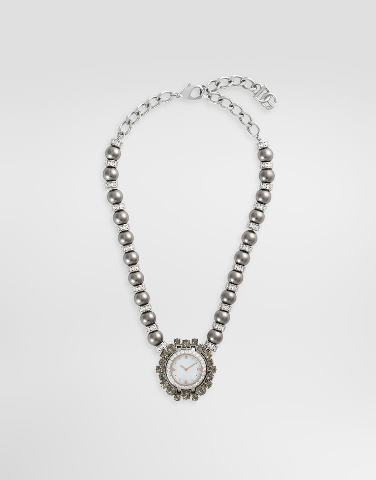 Dolce & Gabbana Watch necklace Silver WNS7S3W1111