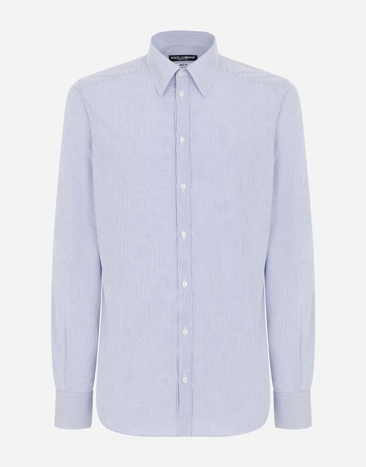 Dolce&Gabbana Striped cotton Martini-fit shirt Multicolor G5JE8TFR5WA