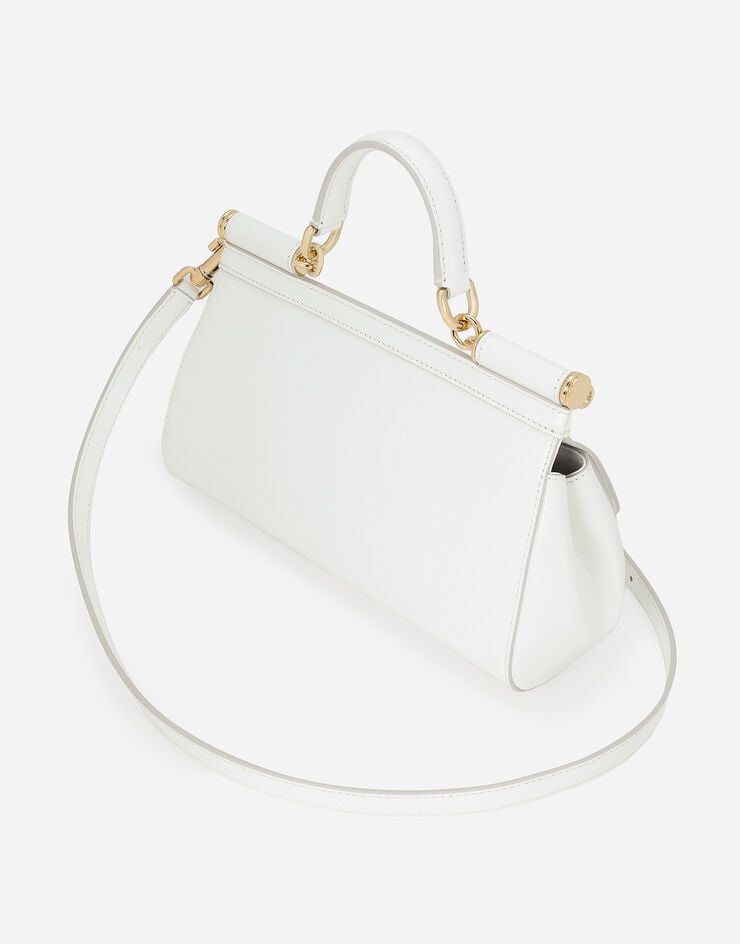 Dolce & Gabbana Henkeltasche Sicily länglich Weiss BB7652B1471