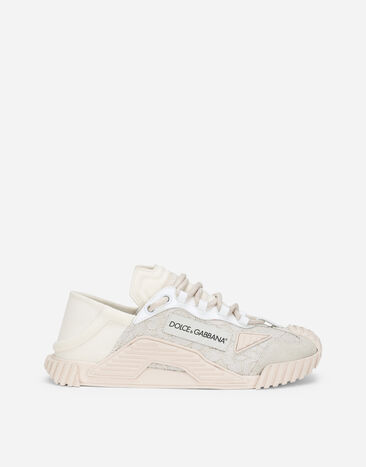 Dolce & Gabbana Mixed-materials NS1 slip-on sneakers White CK1908AQ040
