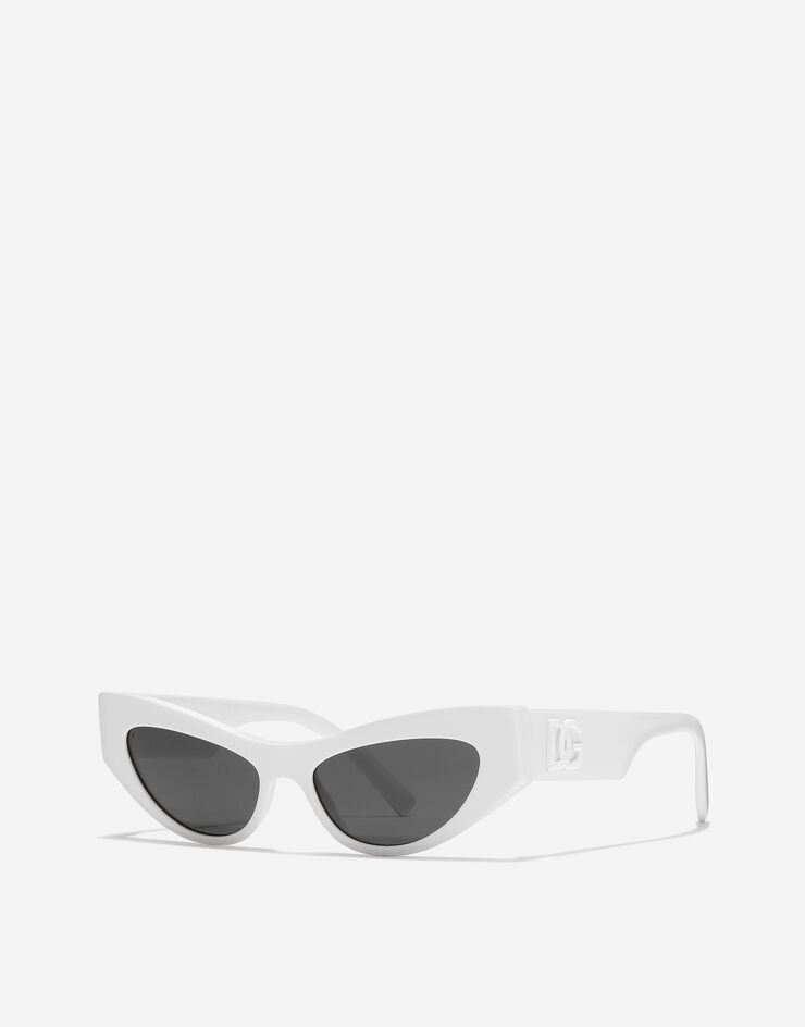 Dolce & Gabbana نظارة شمسية DG Logo أبيض VG445DVP287