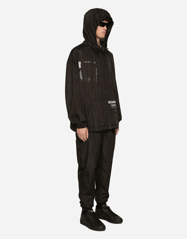 Dolce & Gabbana ジャケット テクニカルファブリック DGVIB3プリント ブラック G9ZV4TGH398