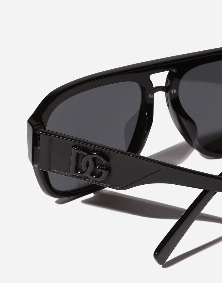 Dolce & Gabbana Солнцезащитные очки DG Crossed черный VG440AVP187