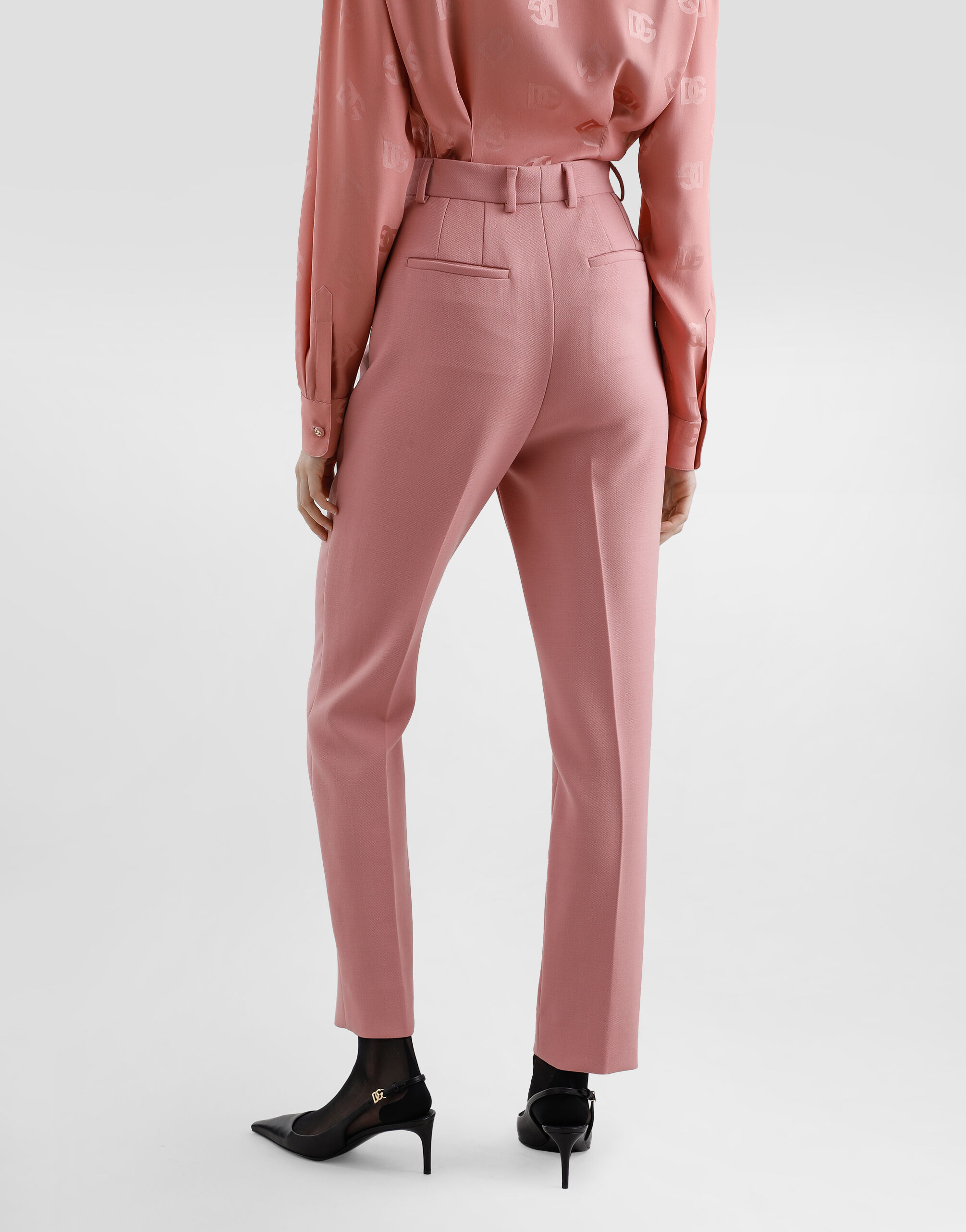 Pinkのウィメンズ Tailored double wool crepe pants
