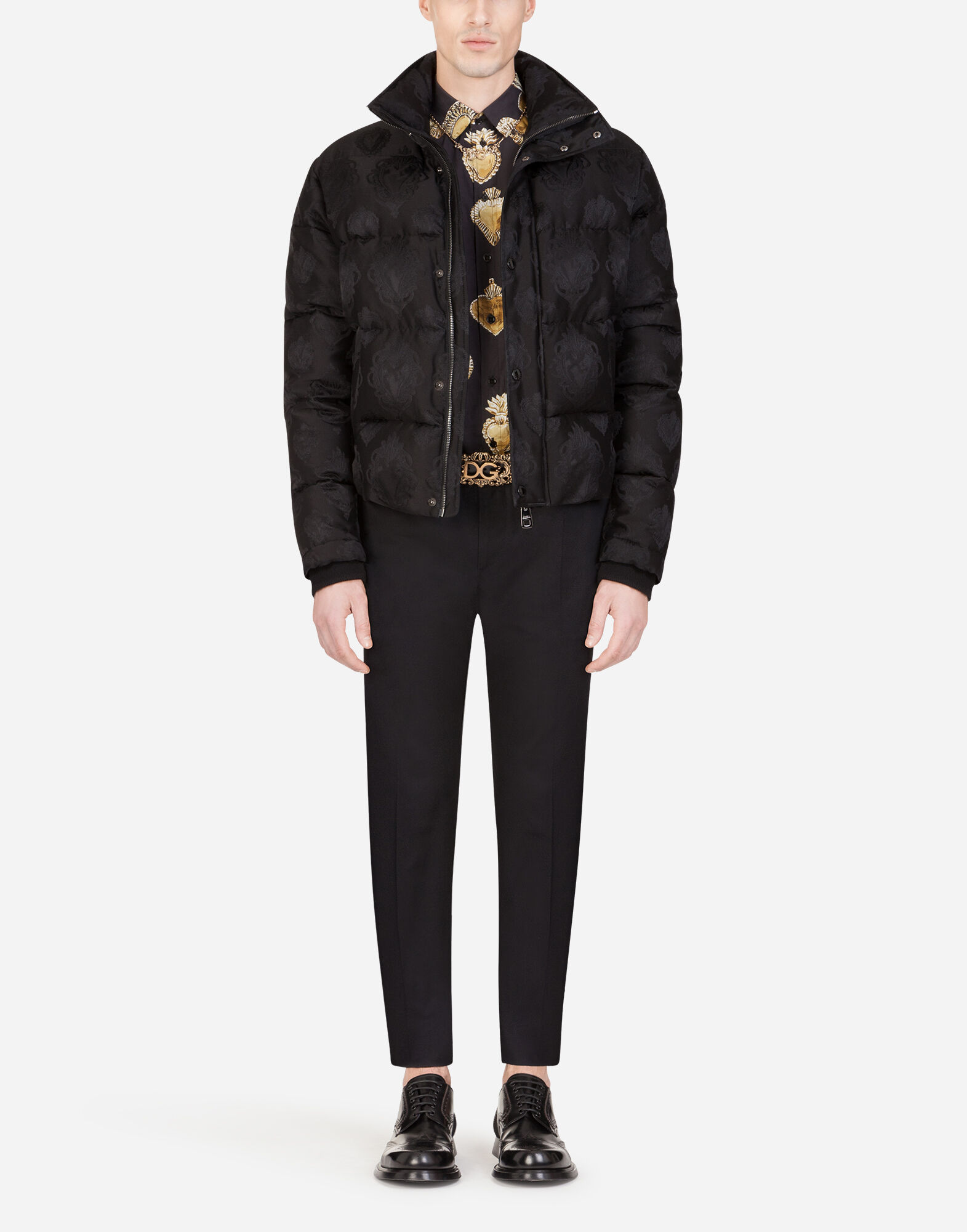 DOLCE & GABBANA キルティングジャケット ブルゾン ジャカード キルティング