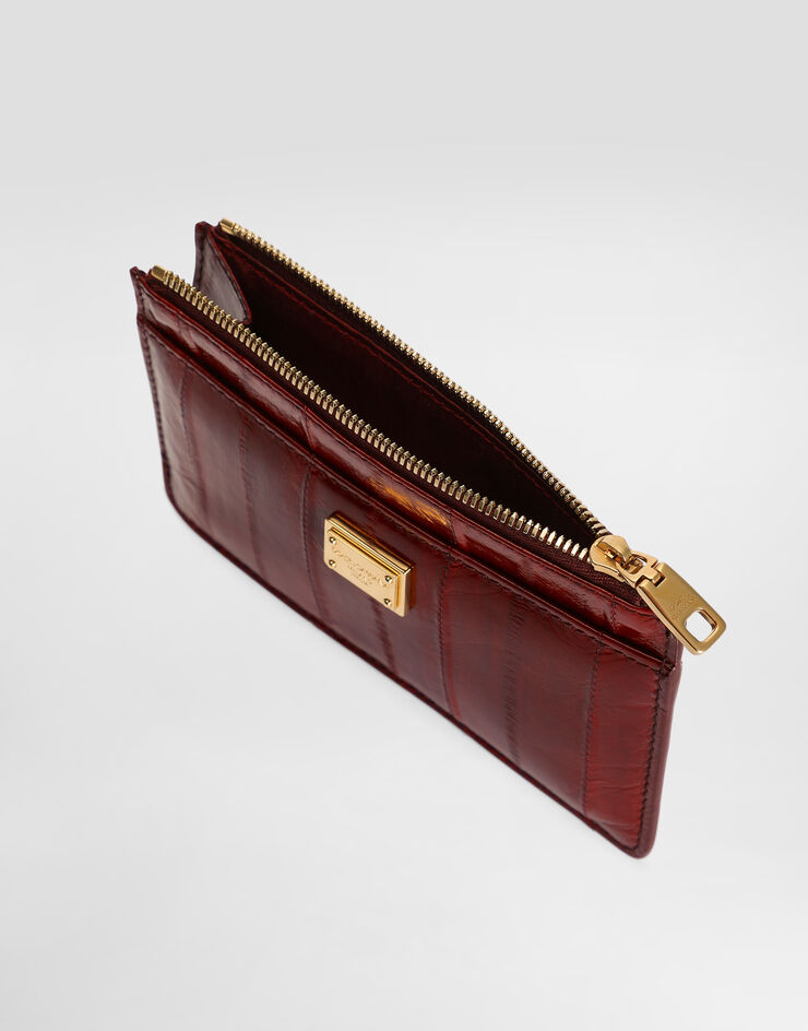 Dolce & Gabbana Eel card holder Red BI1261A8B08