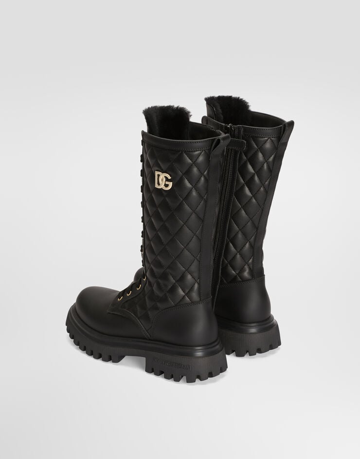 Dolce & Gabbana Nappa calfskin boots Dolce & Gabbana Nappa calfskin boots Black D11430A0773