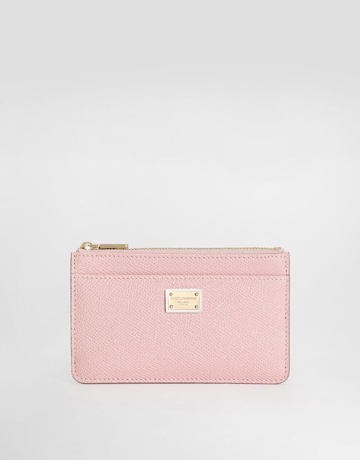 Dolce & Gabbana Dauphine calfskin card holder Dolce & Gabbana Dauphine calfskin card holder Pink BI1261A1001