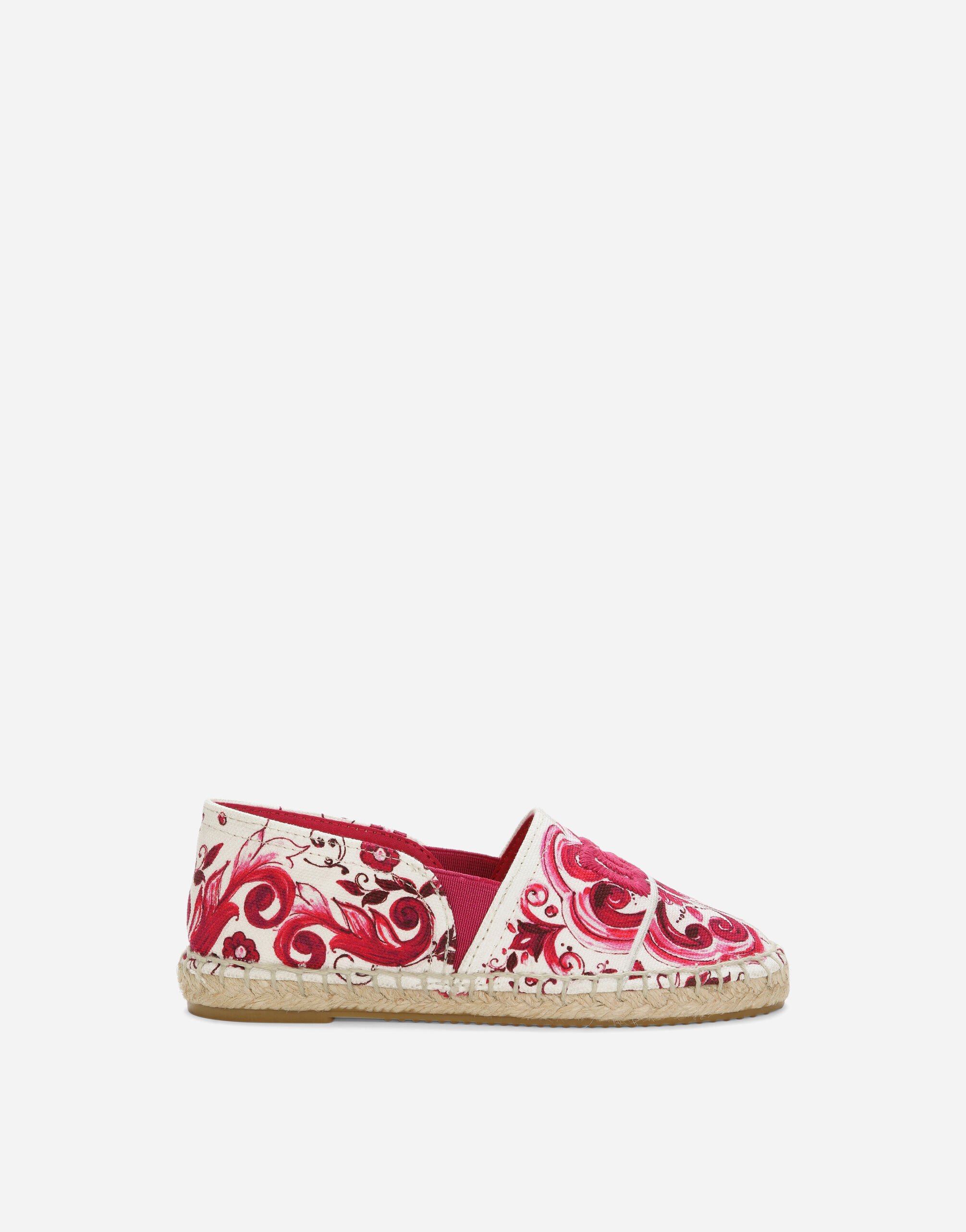 Printed canvas espadrilles in Multicolor for | Dolce&Gabbana® US