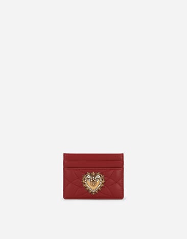 Dolce & Gabbana Porte-cartes de crédit Devotion Doré BB6711A1016