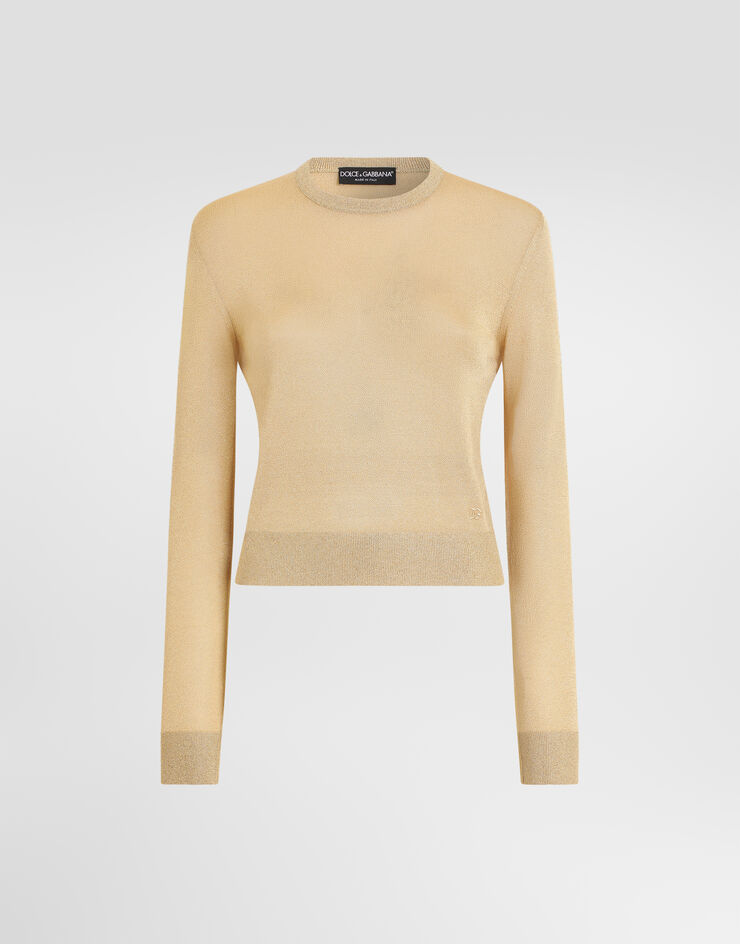 Dolce & Gabbana Metallic viscose pullover Dolce & Gabbana Metallic viscose pullover Multicolor FXXBZZJGMI3