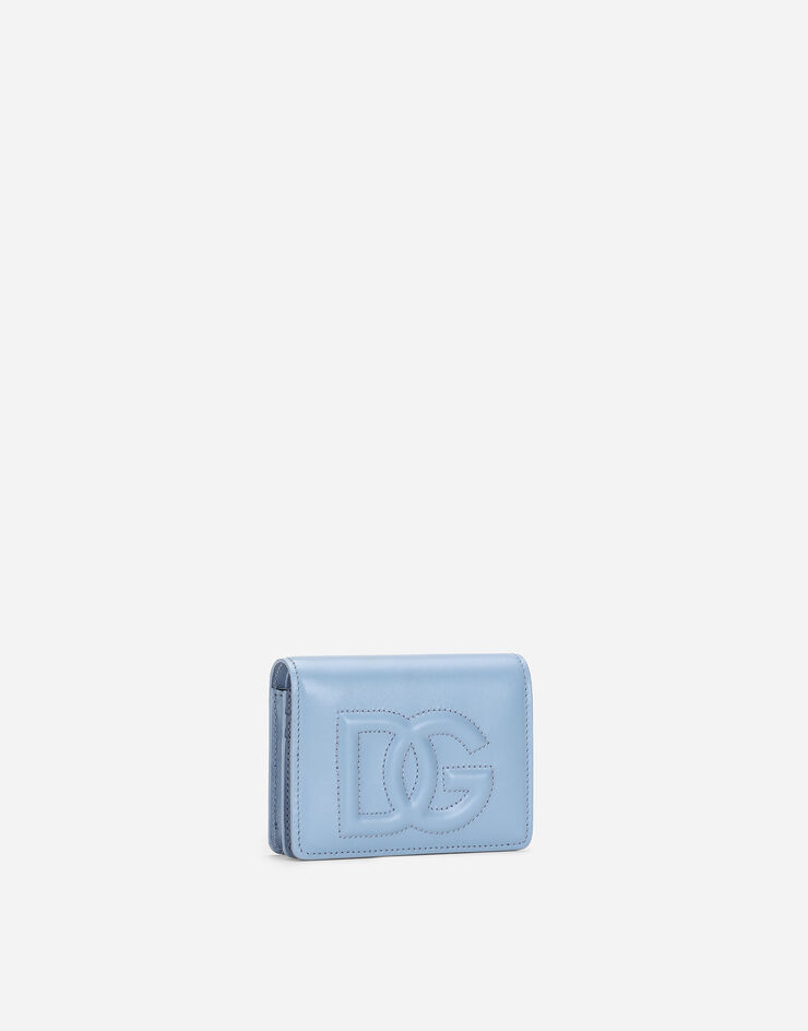 Dolce & Gabbana Cartera DG Logo Azul Claro BI1211AG081