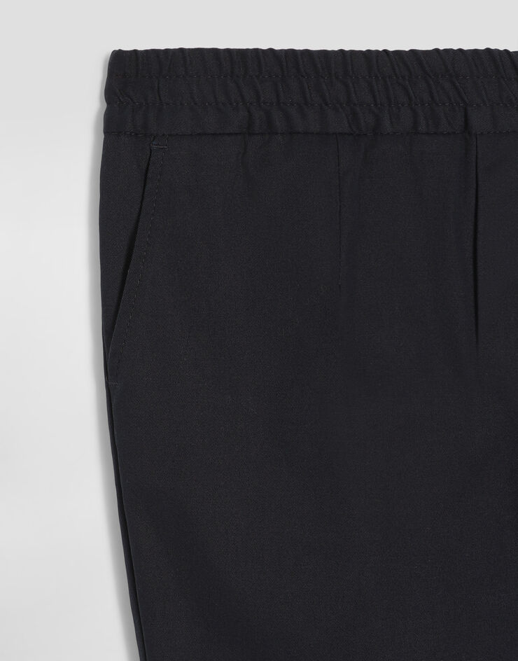 Dolce & Gabbana Cotton gabardine bermuda shorts Blue L44Q29FUFNV