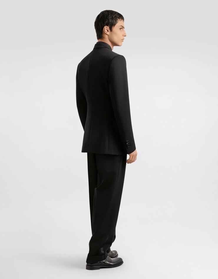 Dolce & Gabbana Hose aus Wollgabardine Black GP17FTFU21E