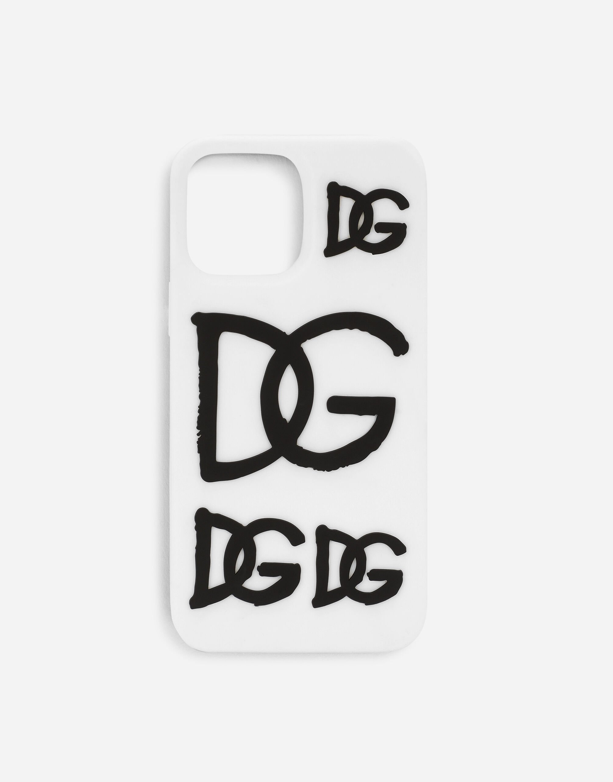 Dolce & Gabbana Funda para iPhone 13 Pro Max de goma Jaune BP3266AG816