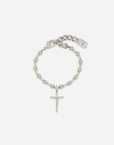 Dolce & Gabbana Sphere bracelet with “DNA” cross Silver WBQ1D2W1111