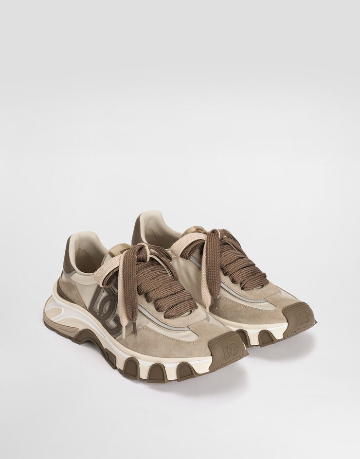 Dolce & Gabbana DG country road nylon and leather sneakers Multicolor CS2403A0205