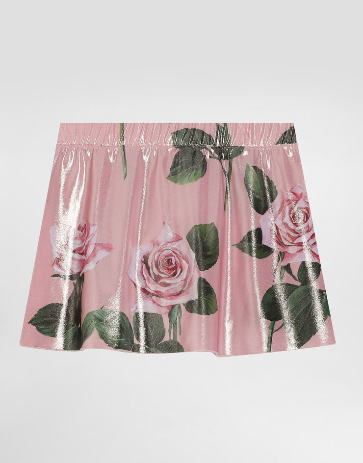 Dolce & Gabbana Sarong skirt with rose print Print L5J866ON04U