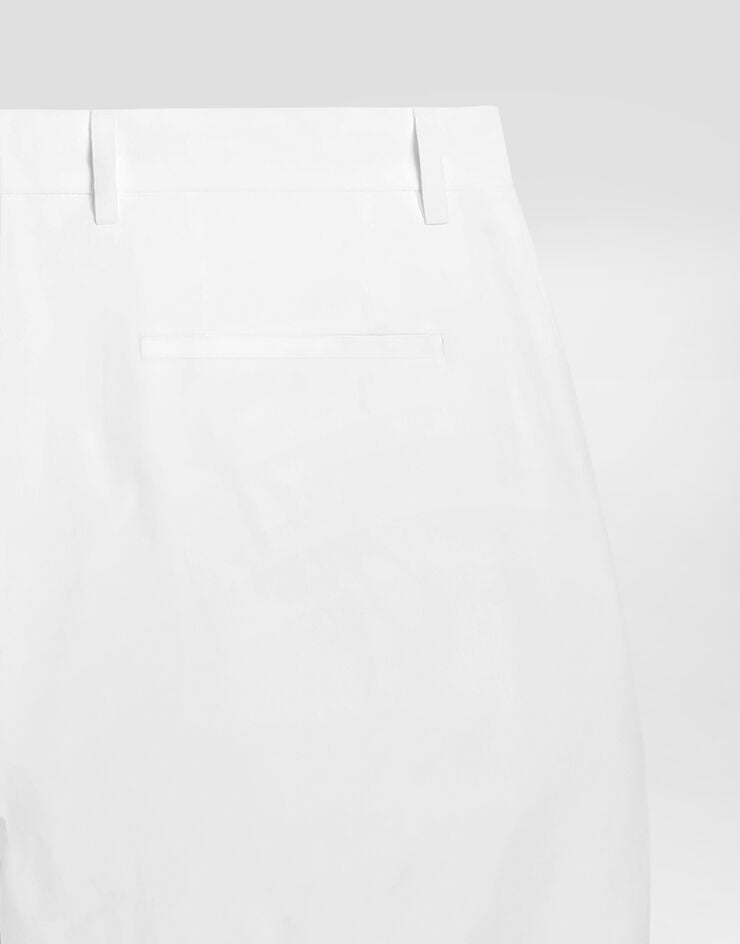 Dolce & Gabbana Pantalon en lin White GP10DTFU4JB