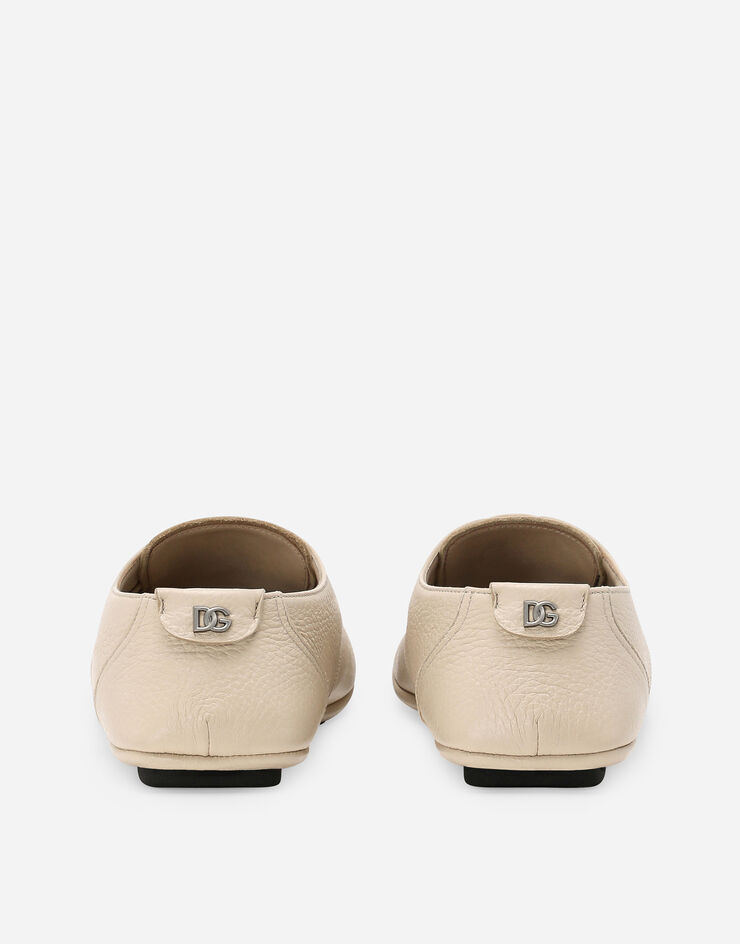 Dolce & Gabbana Derby aus Hirschleder Beige A10822A8034