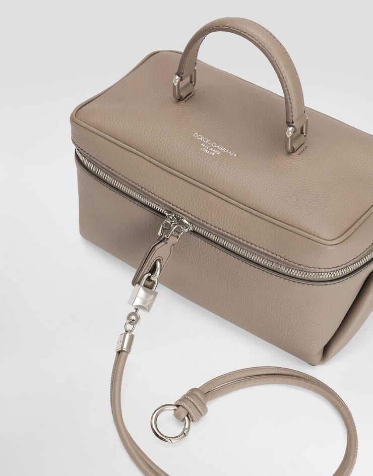 Dolce & Gabbana ロック カーフスキン ハンドバッグ ベージュ BM2451A0370