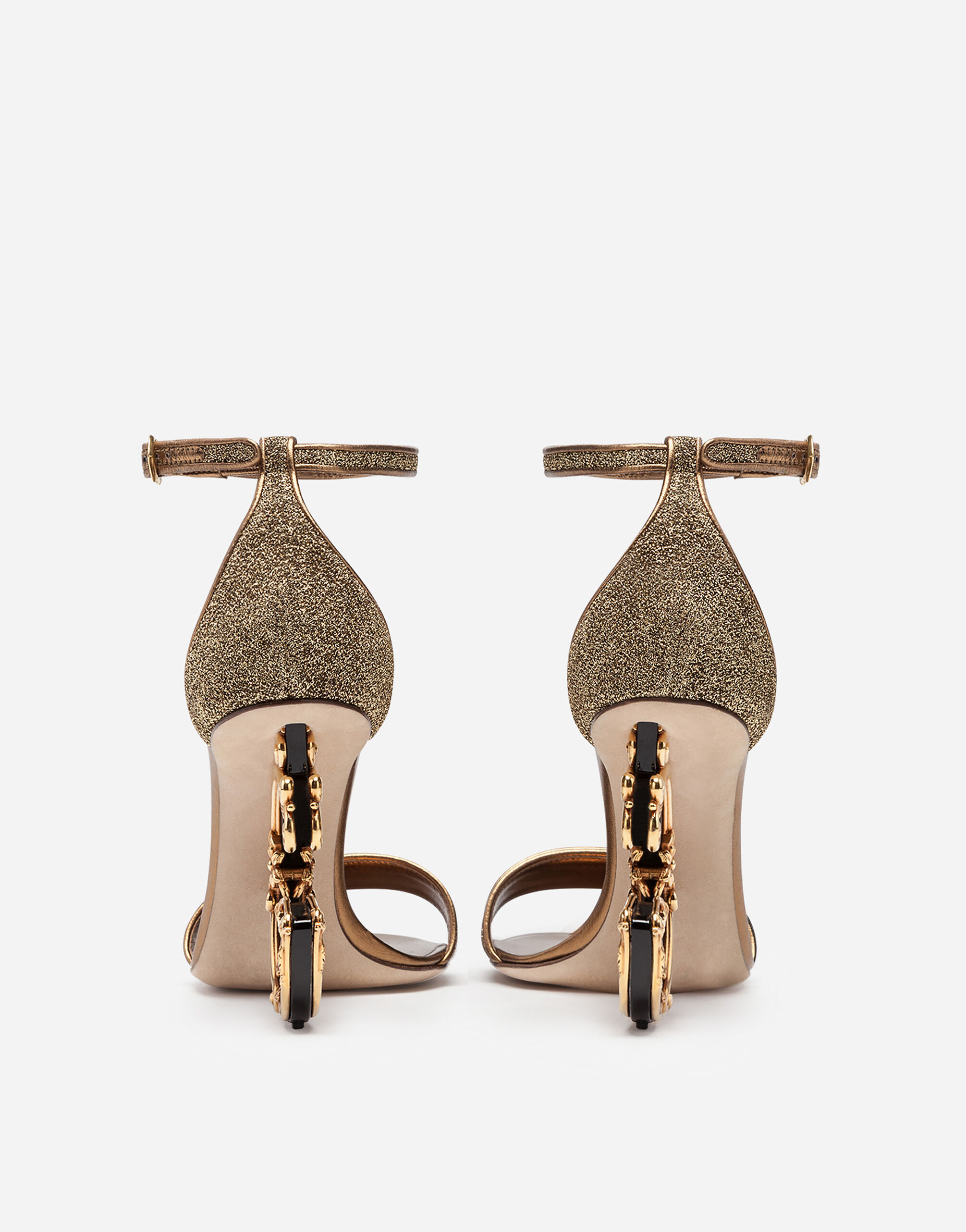 Dolce and gabbana lurex sandals 2025