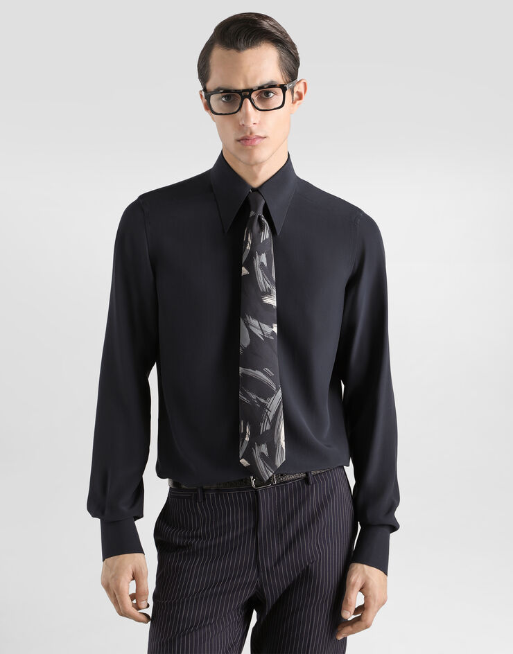 Dolce & Gabbana Camisa Gold en crêpe de chine Dolce & Gabbana Camisa Gold en crêpe de chine G5NP9TGK522