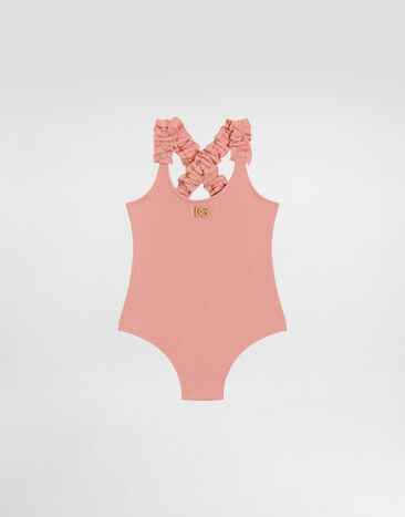 Dolce & Gabbana Costume intero lurex Rosa L2J870ON0CA