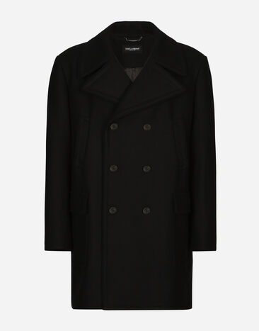 Dolce & Gabbana Wool pea coat Black G9XT6LGF182