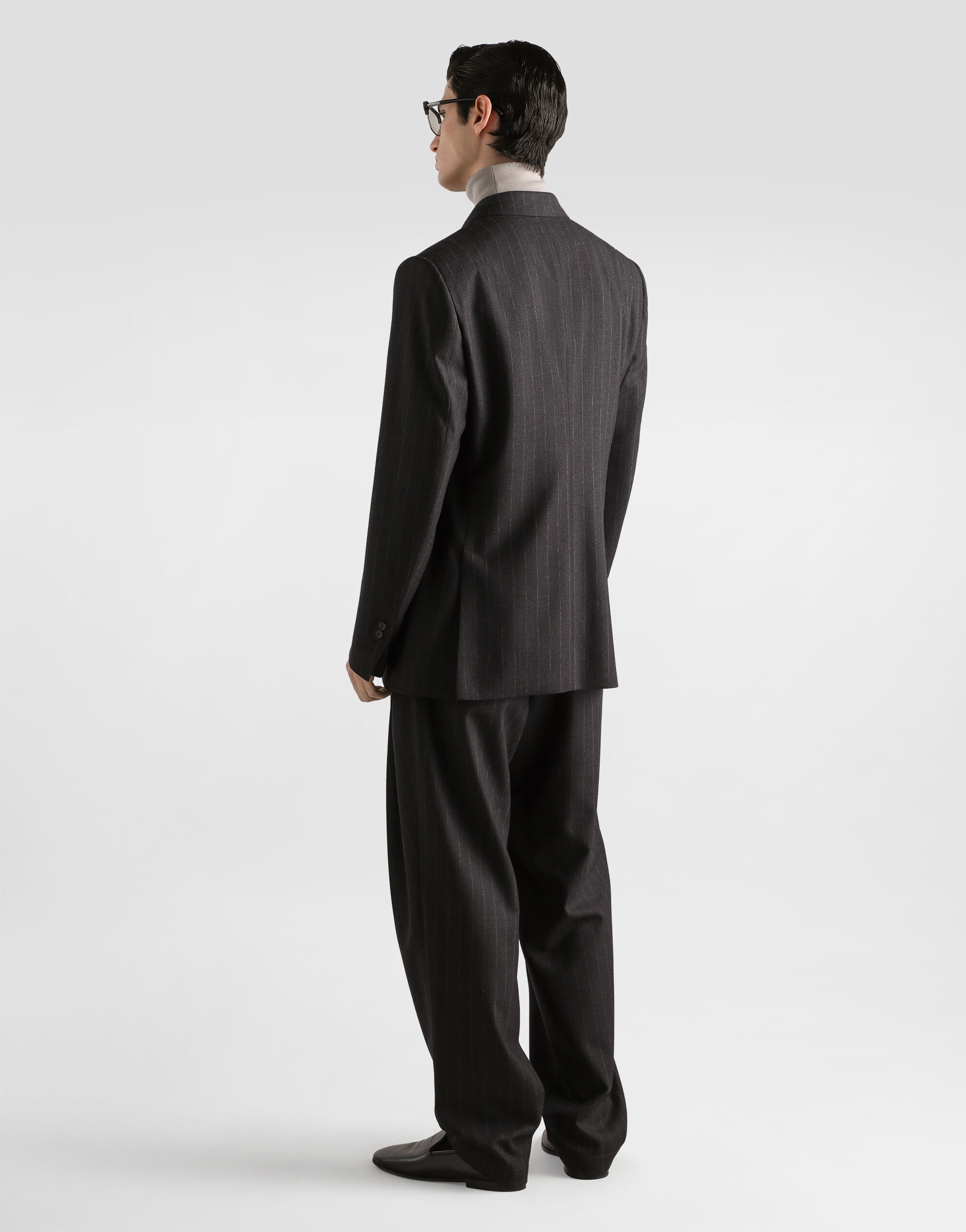 Palermo double-breasted pinstripe wool jacket - thumbnail 3