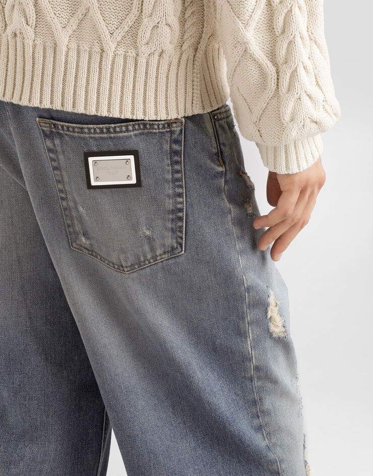 Dolce & Gabbana Denim trousers Multicolor GP16UDG8OJ1