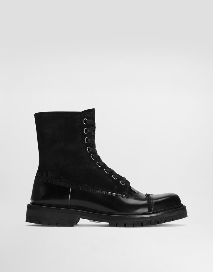 Dolce & Gabbana Calfskin ankle boots Black A60646A0791