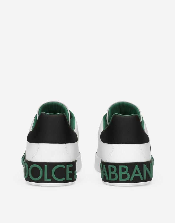 Dolce & Gabbana Sneaker Portofino aus Kalbsleder Schwarz CS1772AT396