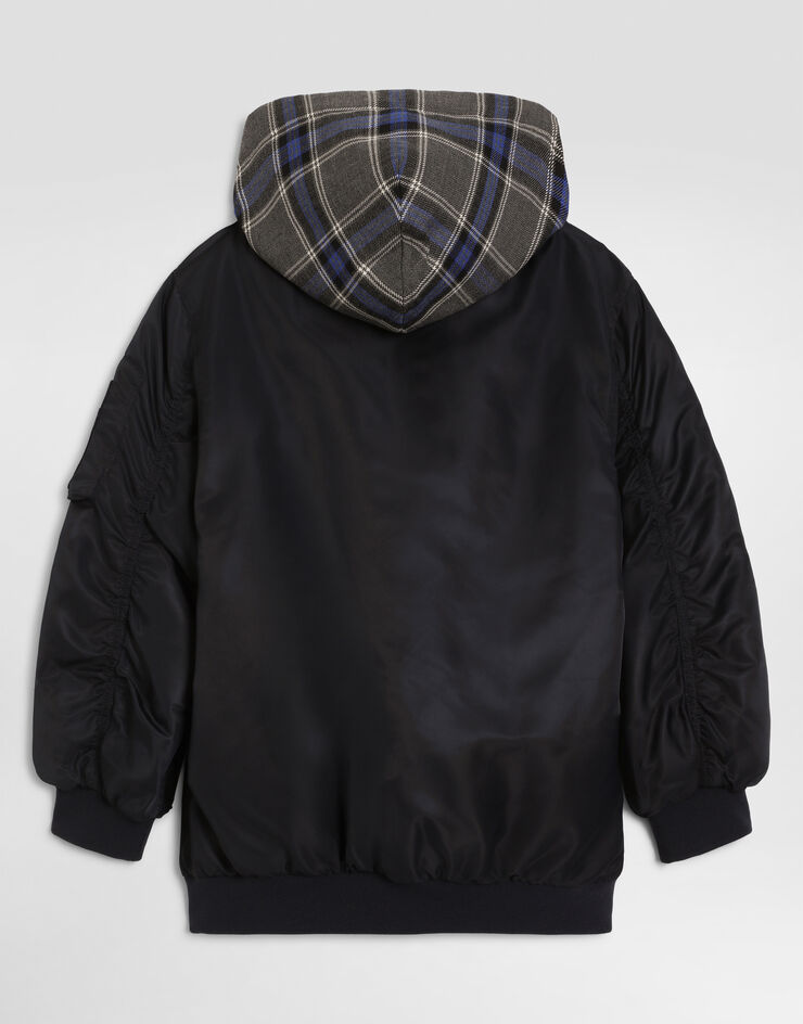 Dolce & Gabbana Twill bomber jacket with logo Dolce & Gabbana Twill bomber jacket with logo L4JB8IFUS44