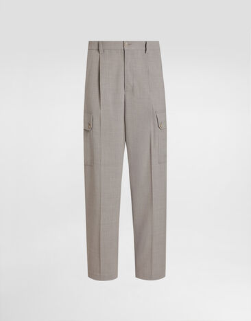 Dolce & Gabbana Wool canvas trousers Dolce & Gabbana Wool canvas trousers Multicolor GP1O0THU2BP