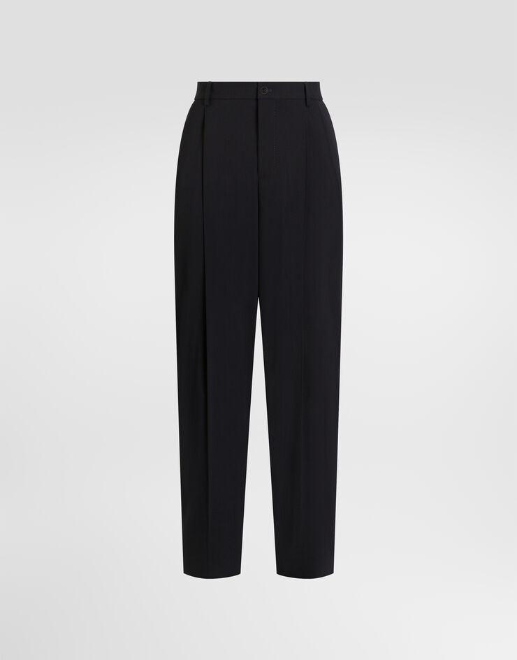 Dolce & Gabbana Pantalones en lana Dolce & Gabbana Pantalones en lana Blue GP10DTFUBG3