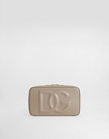 Dolce & Gabbana Bolso camera bag DG Logo pequeño Beige BB7289AW576