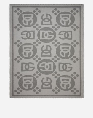 Dolce & Gabbana Wool Jacquard Blanket Multicolor TCE012TCAN2