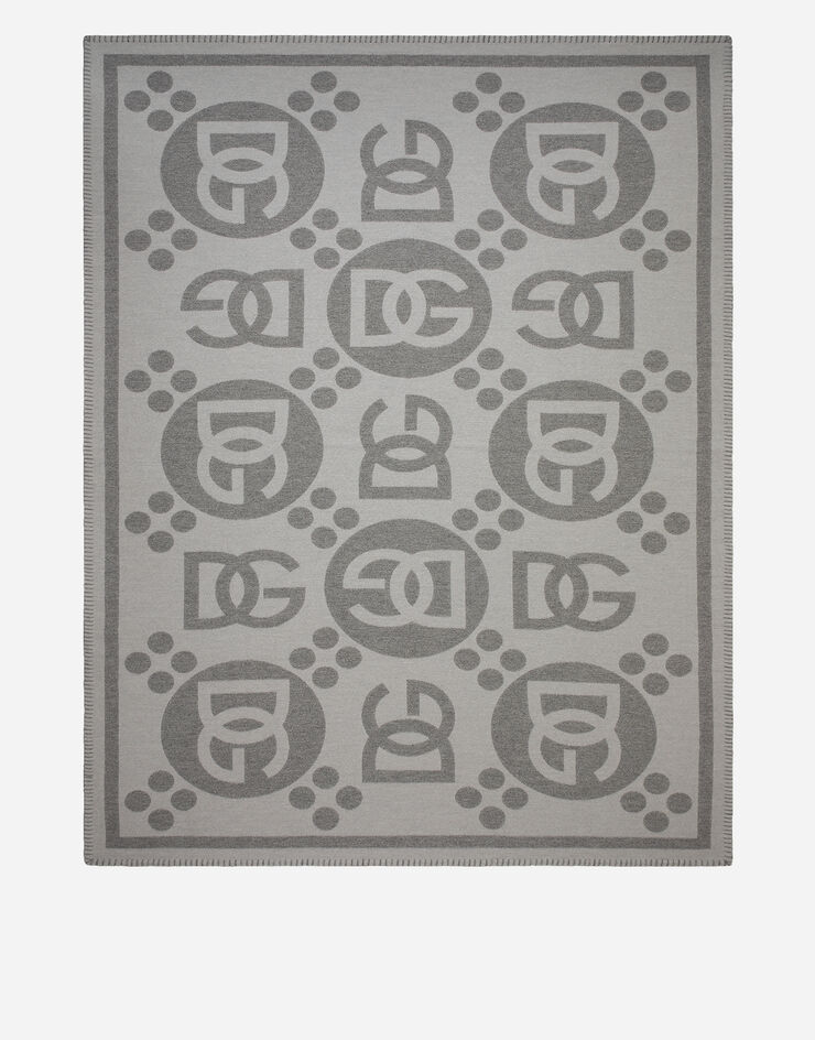 Dolce & Gabbana Wool Jacquard Blanket Multicolor TCE012TCAN2
