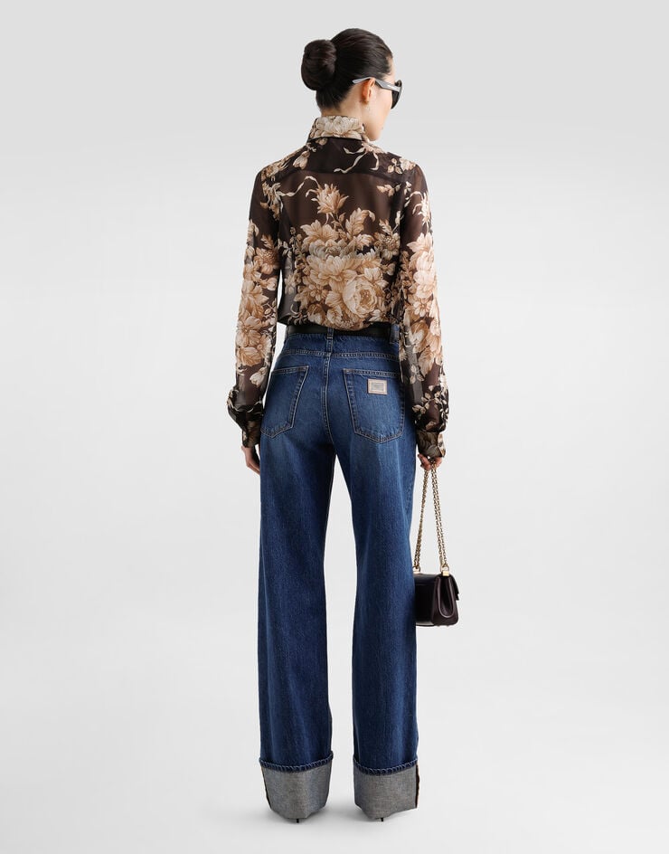 Dolce & Gabbana 5-pocket denim trousers Multicolor FTDCDDG8NR3