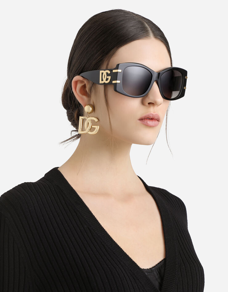 Dolce & Gabbana DG Griffe Sunglasses Black VG4501VP18G