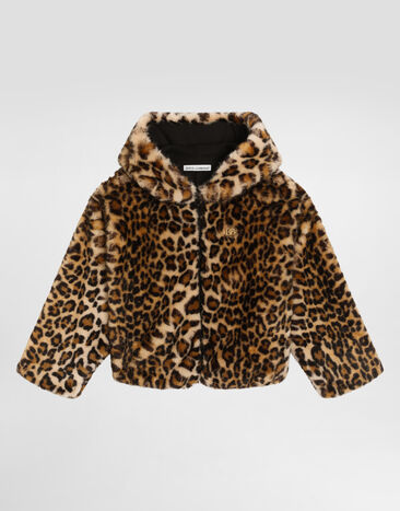 Dolce & Gabbana Chaqueta efecto pelo con estampado de leopardo Print L52B09FUPU8
