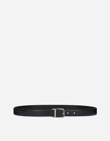 Dolce & Gabbana Calfskin belt Black VG446FVP187