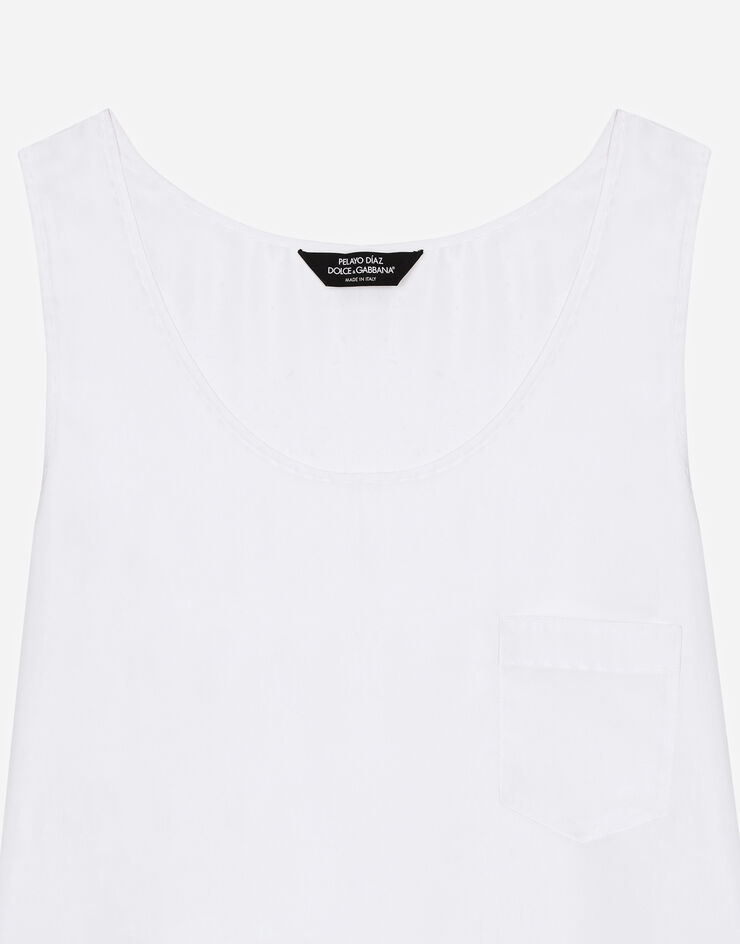 Dolce&Gabbana Silk habotai singlet Multicolor I8826MGH181
