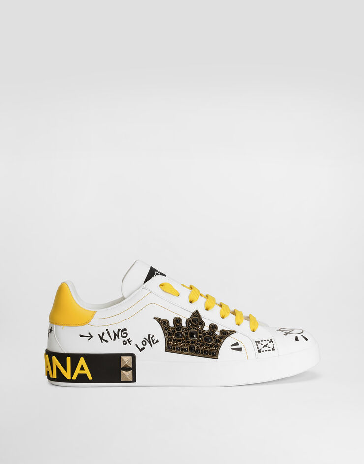 Dolce & Gabbana Portofino nappa calfskin sneakers Multicolor CS1759A0219